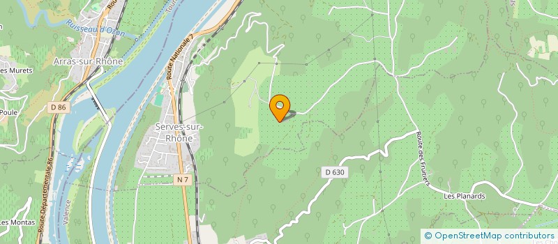 localisation de l'entreprise EARL LES MEDEES  SERVES-SUR-RHONE