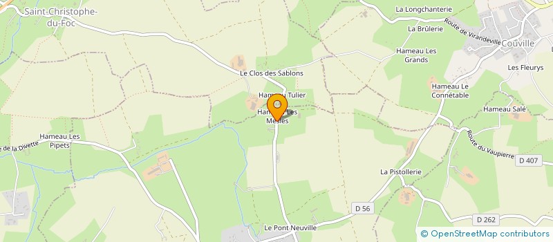 localisation de l'entreprise EARL LES MESLES à BRICQUEBOSQ