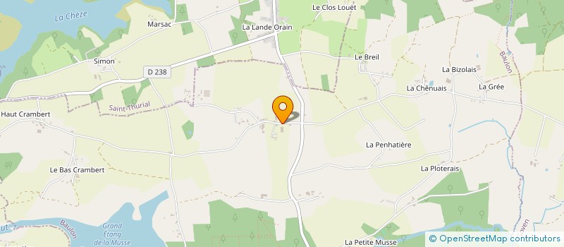 localisation de l'entreprise EARL LES METAIRIES à BAULON