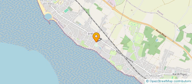 localisation de l'entreprise EARL LES MILLE ET UNE HUITRES  LA BERNERIE-EN-RETZ