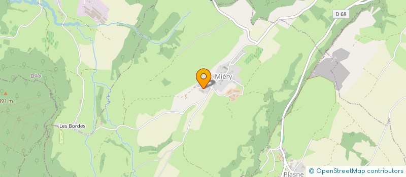 localisation de l'entreprise EARL LES MIROULIS  MIERY