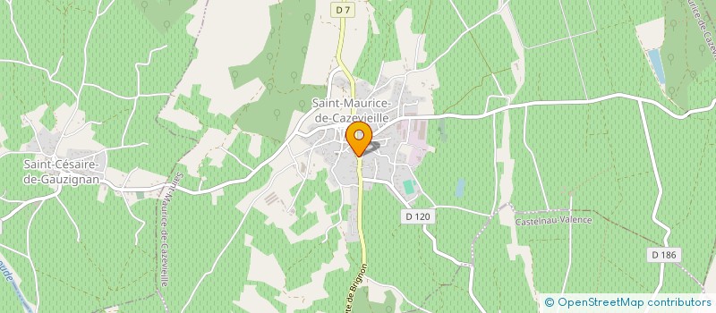 localisation de l'entreprise EARL LES MOURGUES  SAINT-MAURICE-DE-CAZEVIEILLE