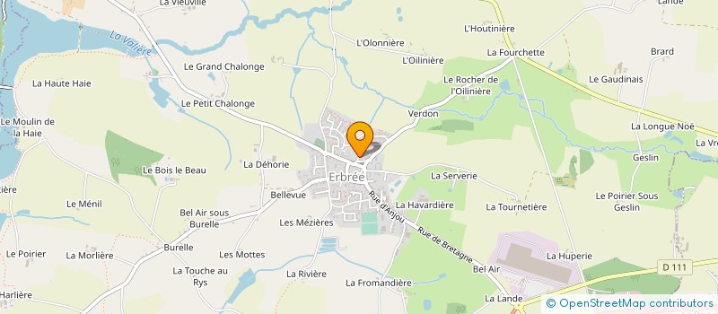 localisation de l'entreprise EARL LES ORMEAUX  VITRE