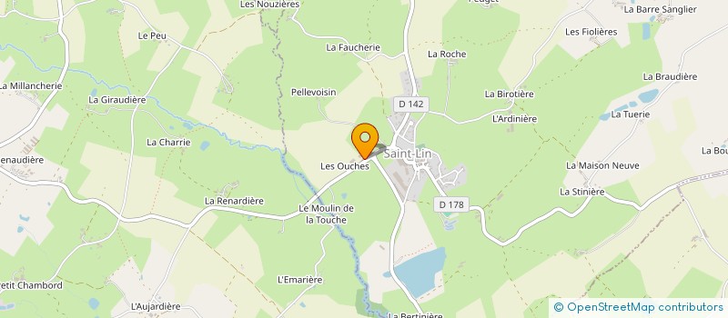 localisation de l'entreprise EARL LES OUCHES à SAINT-LIN