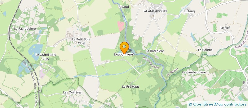 localisation de l'entreprise EARL LES PALMIERS  RIVES DE L'YON