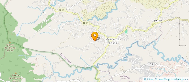 localisation de l'entreprise EARL LES PARCELLES REUNIES à SAINTE-MARIE