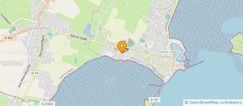 localisation de l'entreprise EARL LES PARCS SAINT-VAAST  SAINT-VAAST-LA-HOUGUE