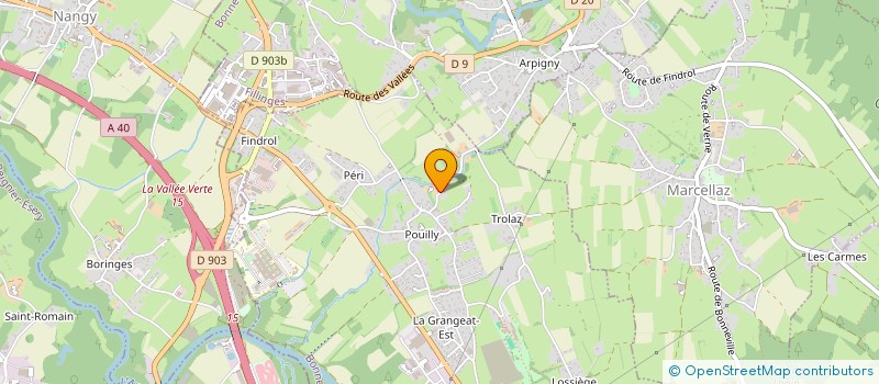 localisation de l'entreprise EARL LES PERILLATS à CONTAMINE-SUR-ARVE