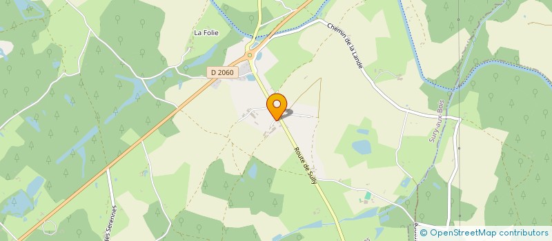 localisation de l'entreprise EARL LES PETITS BOULEAUX à SURY-AUX-BOIS