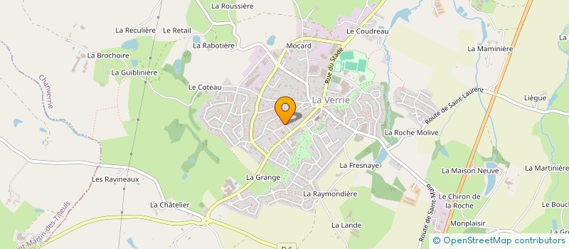 localisation de l'entreprise EARL LES PINS à CHANVERRIE