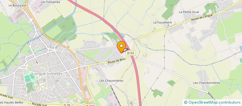 localisation de l'entreprise EARL LES PINS à LONGUE-JUMELLES