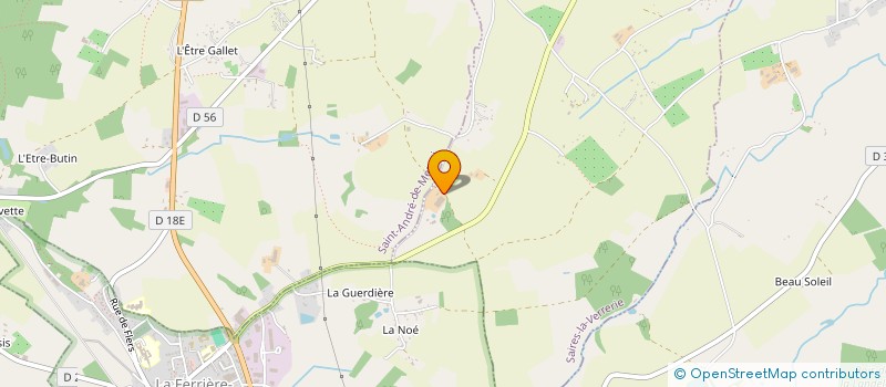 localisation de l'entreprise EARL LES PLANCHETTES à SAIRES-LA-VERRERIE
