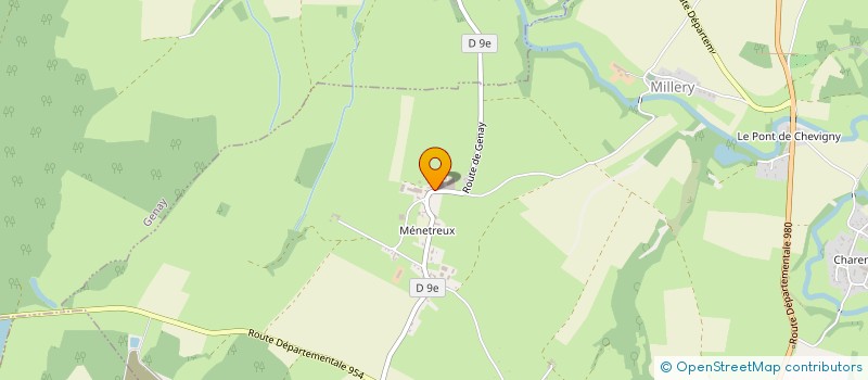 localisation de l'entreprise EARL LES PLANTES  MILLERY