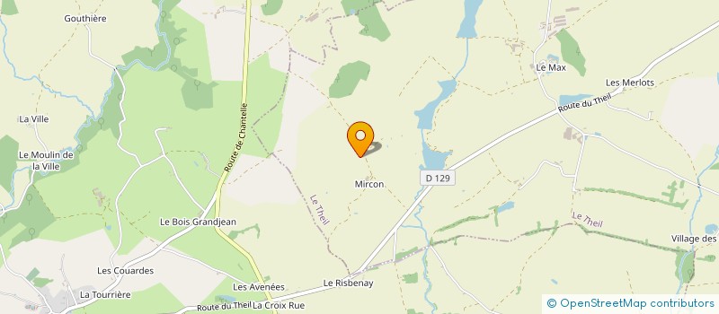 localisation de l'entreprise EARL LES PLANTES DU BOURBONNAIS  LE THEIL