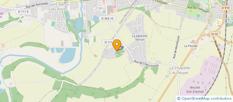 localisation de l'entreprise EARL LES PLANTES DU PAYS DUNOIS à MARBOUE