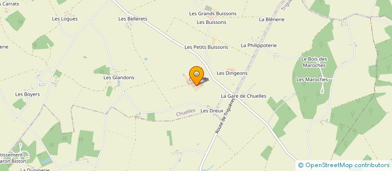 localisation de l'entreprise EARL LES PLETS à CHUELLES