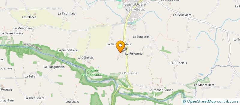 localisation de l'entreprise EARL LES PREAUX à SAINT-OUEN-DES-ALLEUX