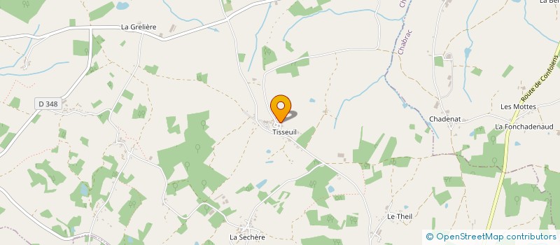 localisation de l'entreprise EARL LES PRES DE TISSEUIL à CHIRAC