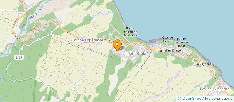 localisation de l'entreprise EARL LES RADIERS  SAINTE-ROSE