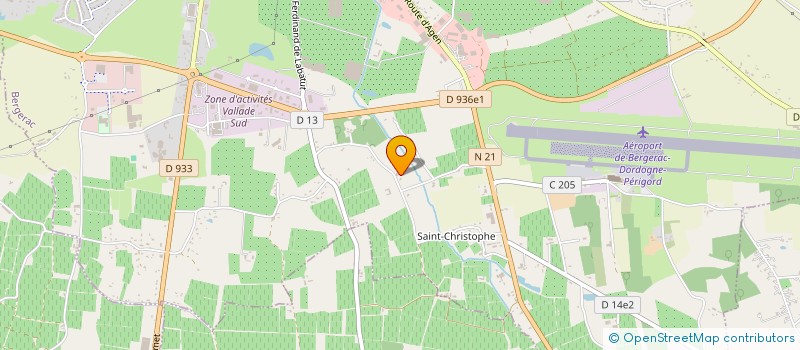 localisation de l'entreprise EARL LES RECLAUDS à BERGERAC