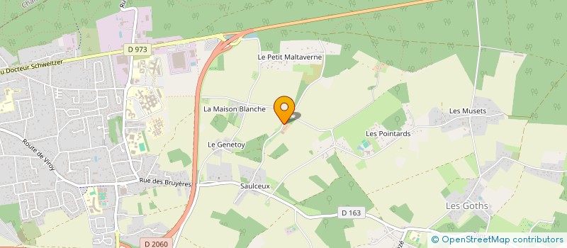 localisation de l'entreprise EARL LES REVEILLONS à AMILLY