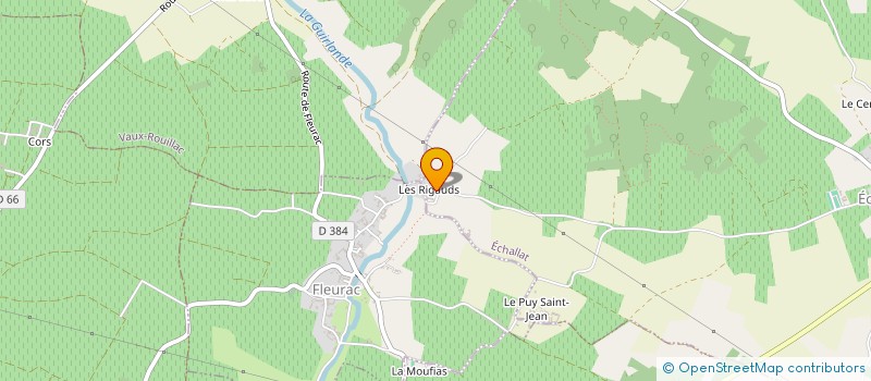 localisation de l'entreprise EARL LES RIGAUDS à ECHALLAT