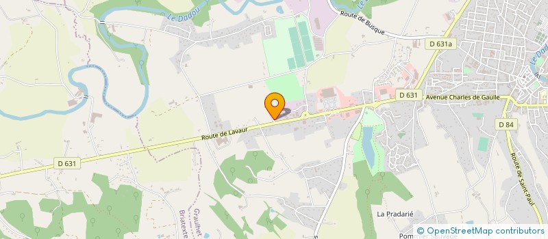 localisation de l'entreprise EARL LES ROMARINS  GRAULHET