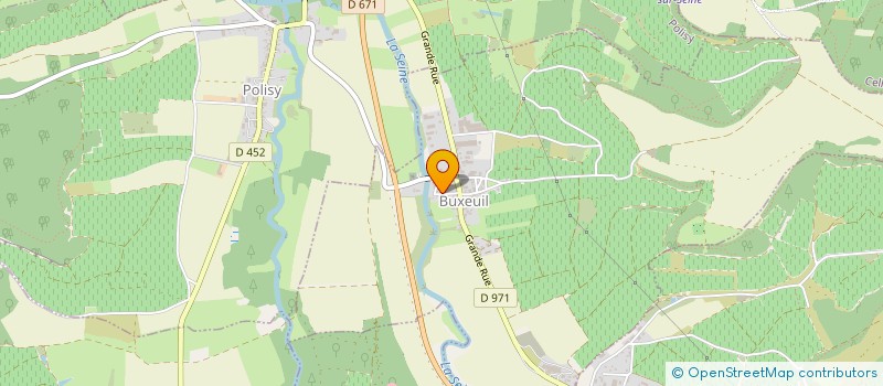 localisation de l'entreprise EARL LES SAUNIERES  BUXEUIL