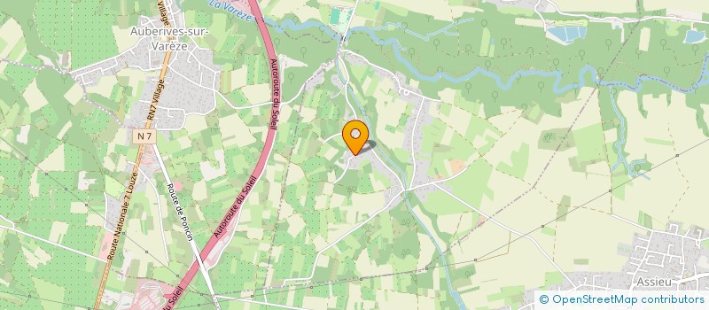 localisation de l'entreprise EARL LES SAVEURS DE LOUZE  CLONAS-SUR-VAREZE