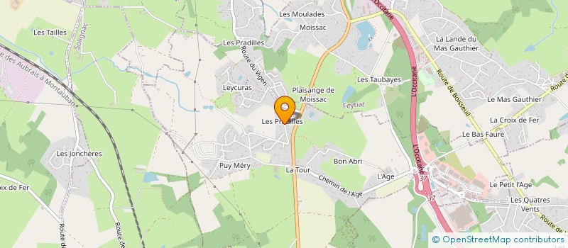 localisation de l'entreprise EARL LES SERRES DE L'ESTRADE à BOSMIE-L'AIGUILLE
