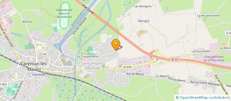 localisation de l'entreprise EARL LES SERRES DE LEOPOLDINE  CARENTAN-LES-MARAIS