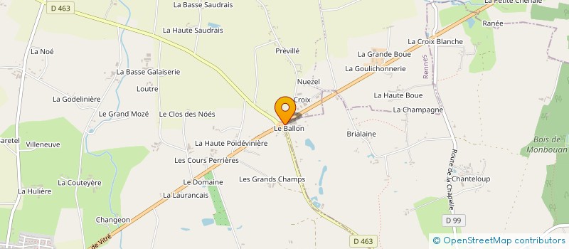 localisation de l'entreprise EARL LES SERRES DU BALLON  MOULINS