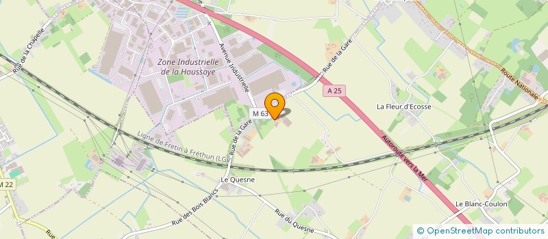 localisation de l'entreprise EARL LES SERRES DU BLANC CLOCHER  ENNETIERES-EN-WEPPES