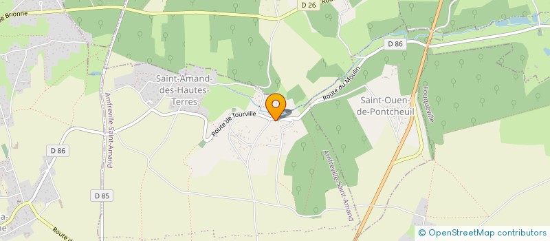 localisation de l'entreprise EARL LES SERRES DU VAL  LES MONTS DU ROUMOIS