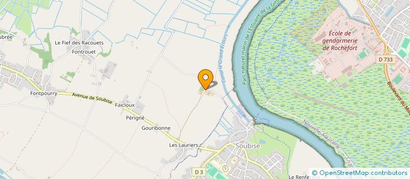 localisation de l'entreprise EARL LES TAMARIS à SAINT-NAZAIRE-SUR-CHARENTE