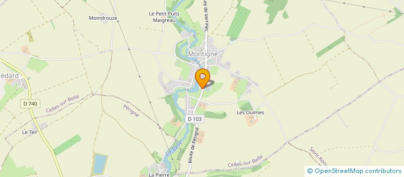 localisation de l'entreprise EARL LES TETES BLANCHES  CELLES-SUR-BELLE