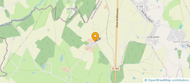 localisation de l'entreprise EARL LES TIBLERIES  SAINT-MAIXENT-DE-BEUGNE