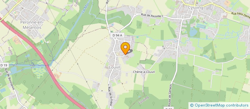 localisation de l'entreprise EARL LES TILLEULS  LOUVIL