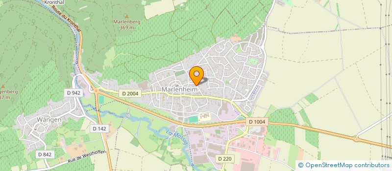 localisation de l'entreprise EARL LES TILLEULS GOETZ  MARLENHEIM