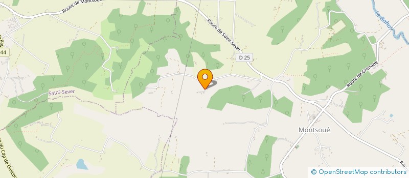 localisation de l'entreprise EARL LES TROIS CHENES  EYRES-MONCUBE