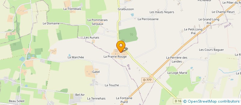 localisation de l'entreprise EARL LES TROIS FEES à BRIE