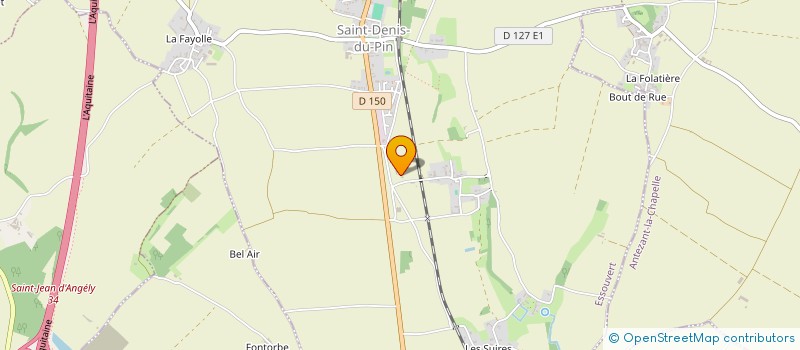 localisation de l'entreprise EARL 'LES TROIS M'  ESSOUVERT