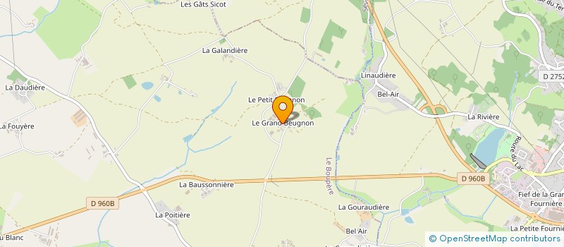 localisation de l'entreprise EARL  LES TROIS SAPINS  LE BOUPERE