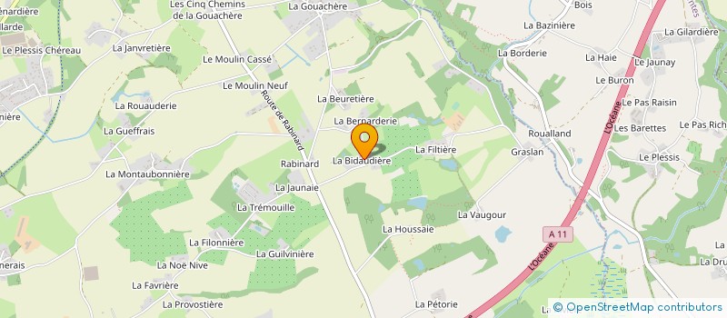localisation de l'entreprise EARL LES TROIS VILLAGES  CARQUEFOU