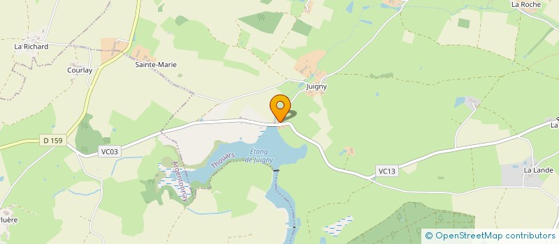 localisation de l'entreprise EARL LES VARENNES  THOUARS