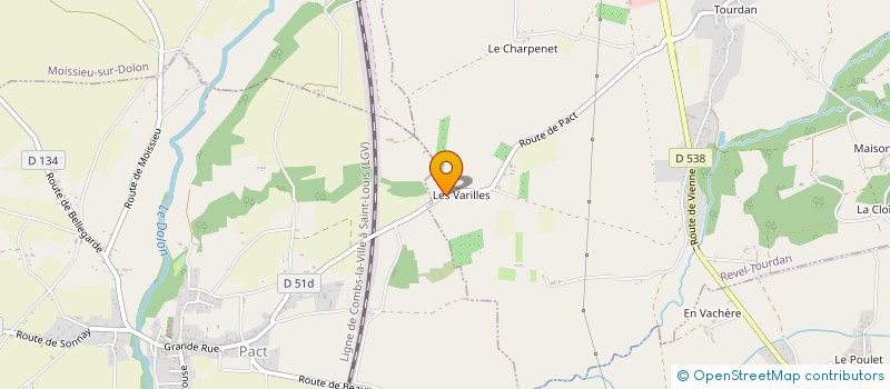 localisation de l'entreprise EARL LES VARILLES à REVEL-TOURDAN