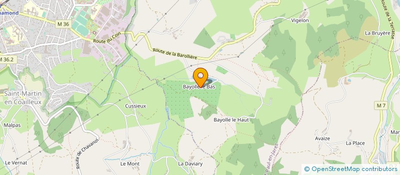 localisation de l'entreprise EARL LES VERGERS DE BAYOL  SAINT-PAUL-EN-JAREZ