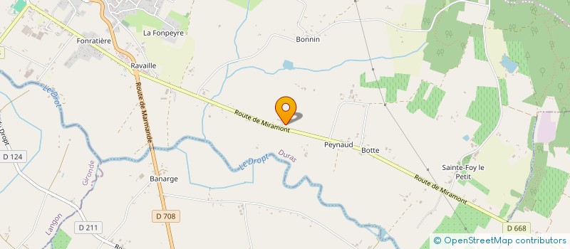 localisation de l'entreprise EARL LES VERGERS DE PEYGRI  DURAS