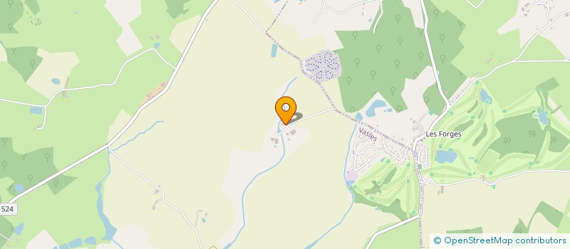 localisation de l'entreprise EARL LES VERGNEES  VASLES