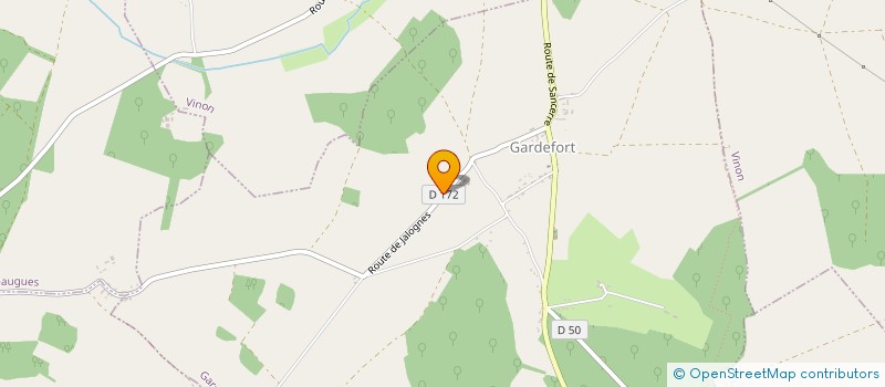 localisation de l'entreprise EARL LES VIGNES  SURY-EN-VAUX